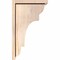 Ekena Millwork New Brighton Smooth Corbel w/Backplate, Douglas Fir, 7 1/2"W x 12"D x 20"H COR08X12X20NEB01SDF - alternate 3